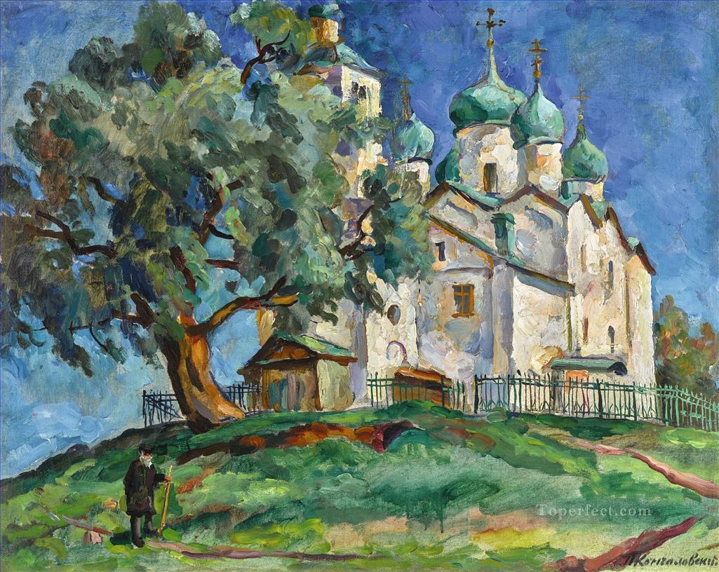 ノヴゴロドの聖ボリスとグレブ教会 ペトル・ペトロヴィッチ・コンチャロフスキー キリスト教カトリック油絵